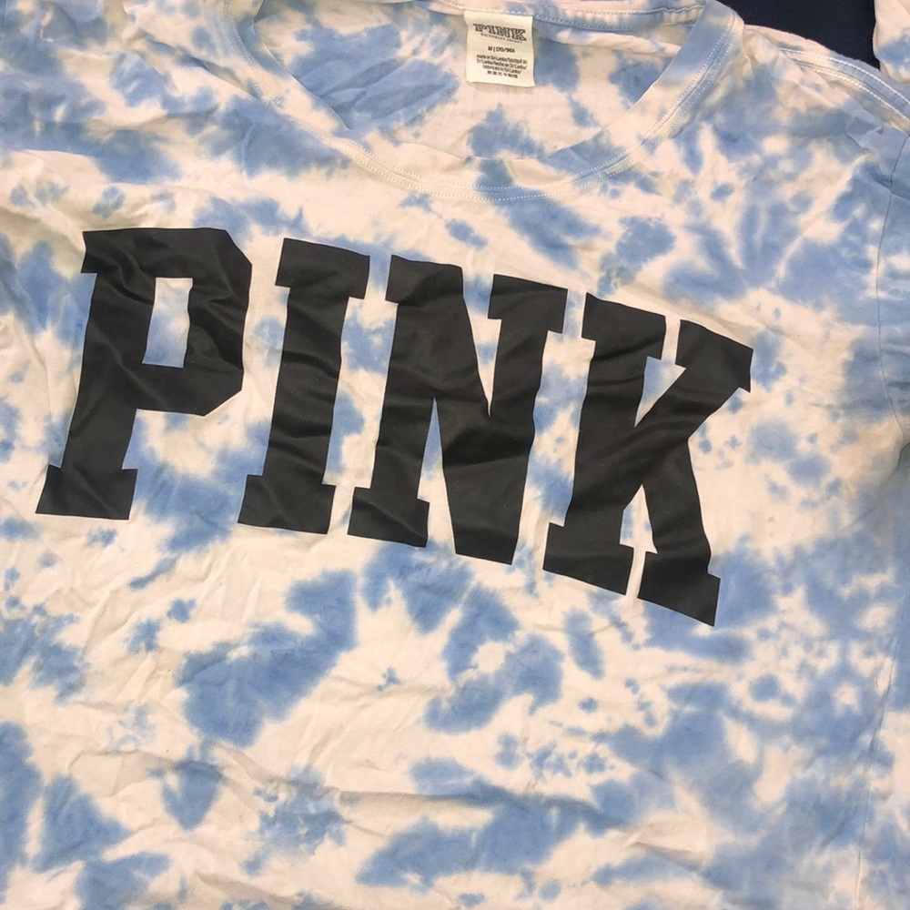 Victoria Secret Pink Tie Dye long sleeve 🤍